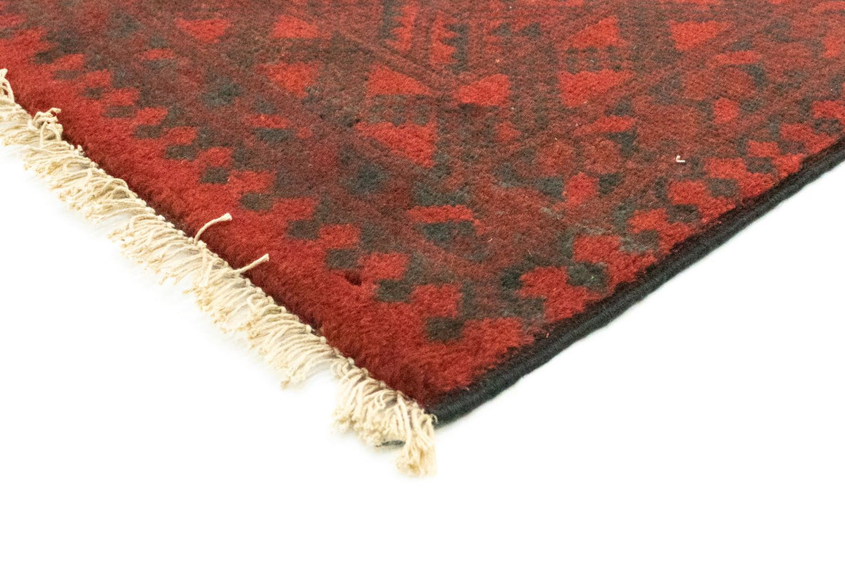 Alfombra afgana - Filpa - 196 x 145 cm - rojo