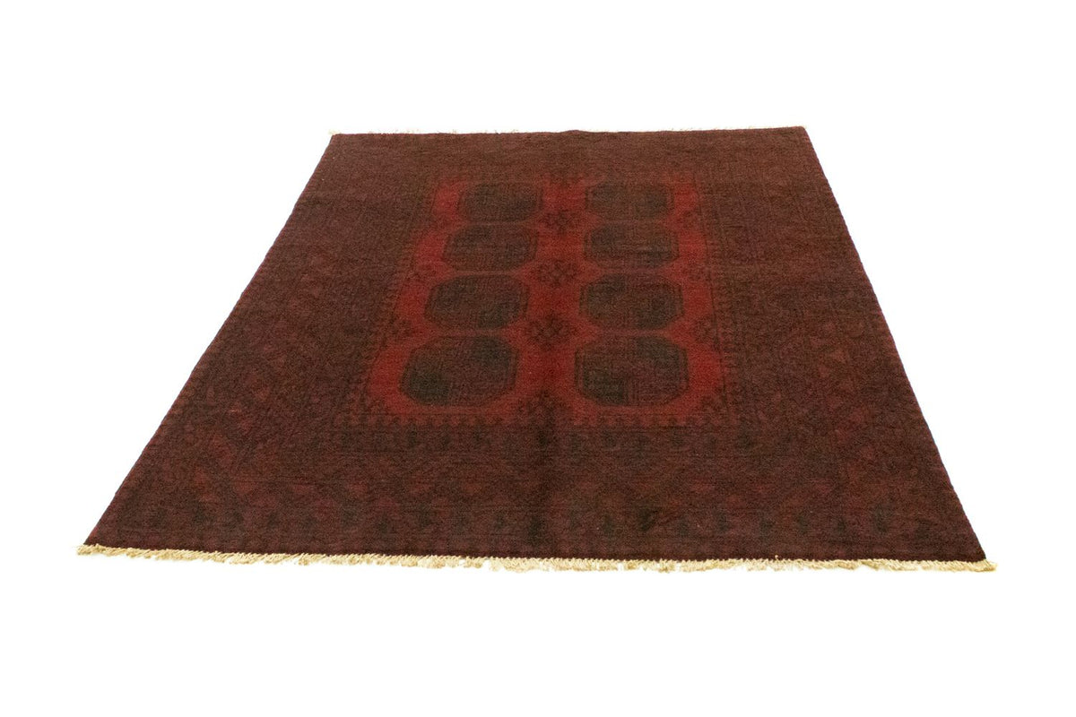 Alfombra afgana - Filpa - 196 x 145 cm - rojo