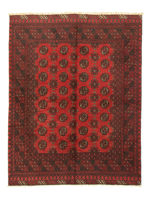 Alfombra afgana - Filpa - 187 x 148 cm - rojo