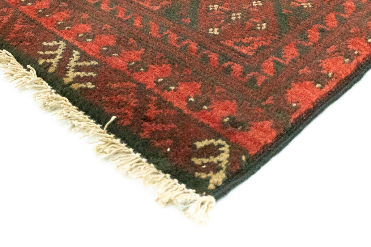 Alfombra afgana - Filpa - 187 x 148 cm - rojo
