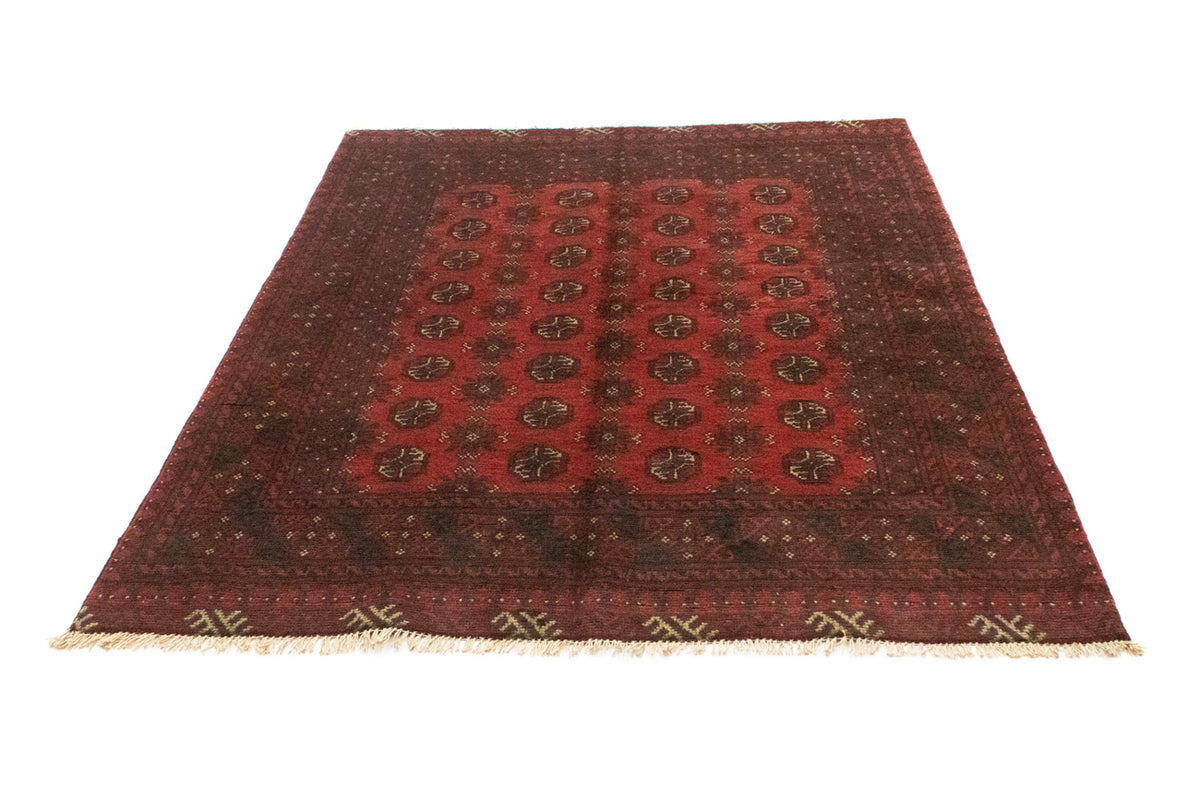 Alfombra afgana - Filpa - 187 x 148 cm - rojo