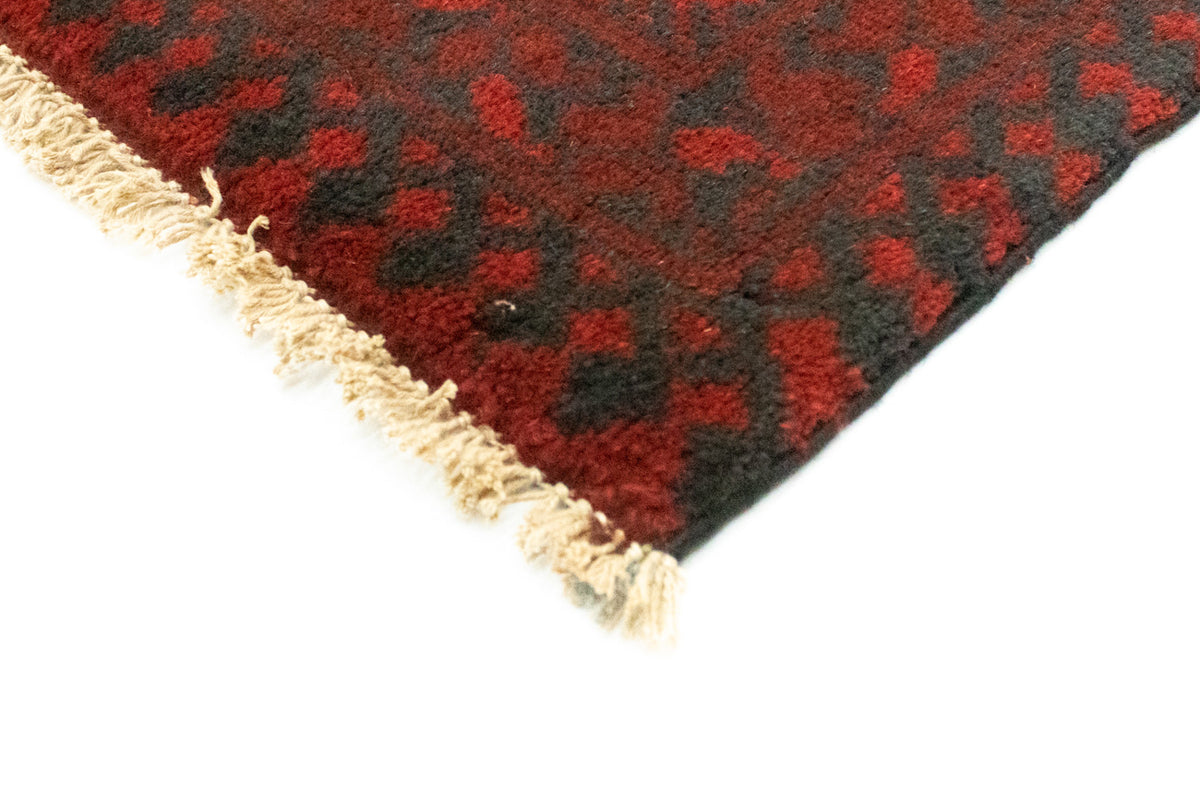 Alfombra afgana - Filpa - 203 x 147 cm - rojo