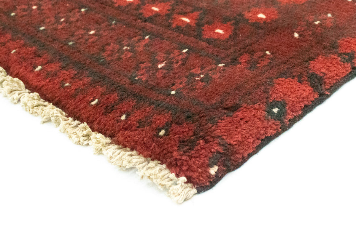 Alfombra afgana - Filpa - 141 x 98 cm - rojo