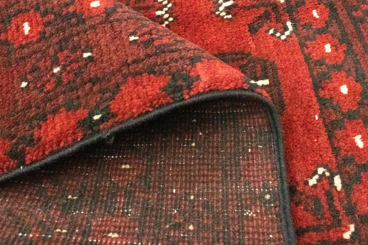 Alfombra afgana - Filpa - 141 x 98 cm - rojo