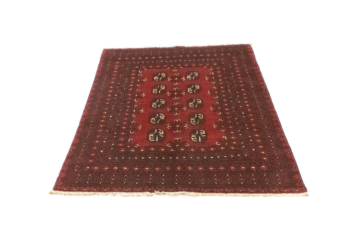 Alfombra afgana - Filpa - 141 x 98 cm - rojo