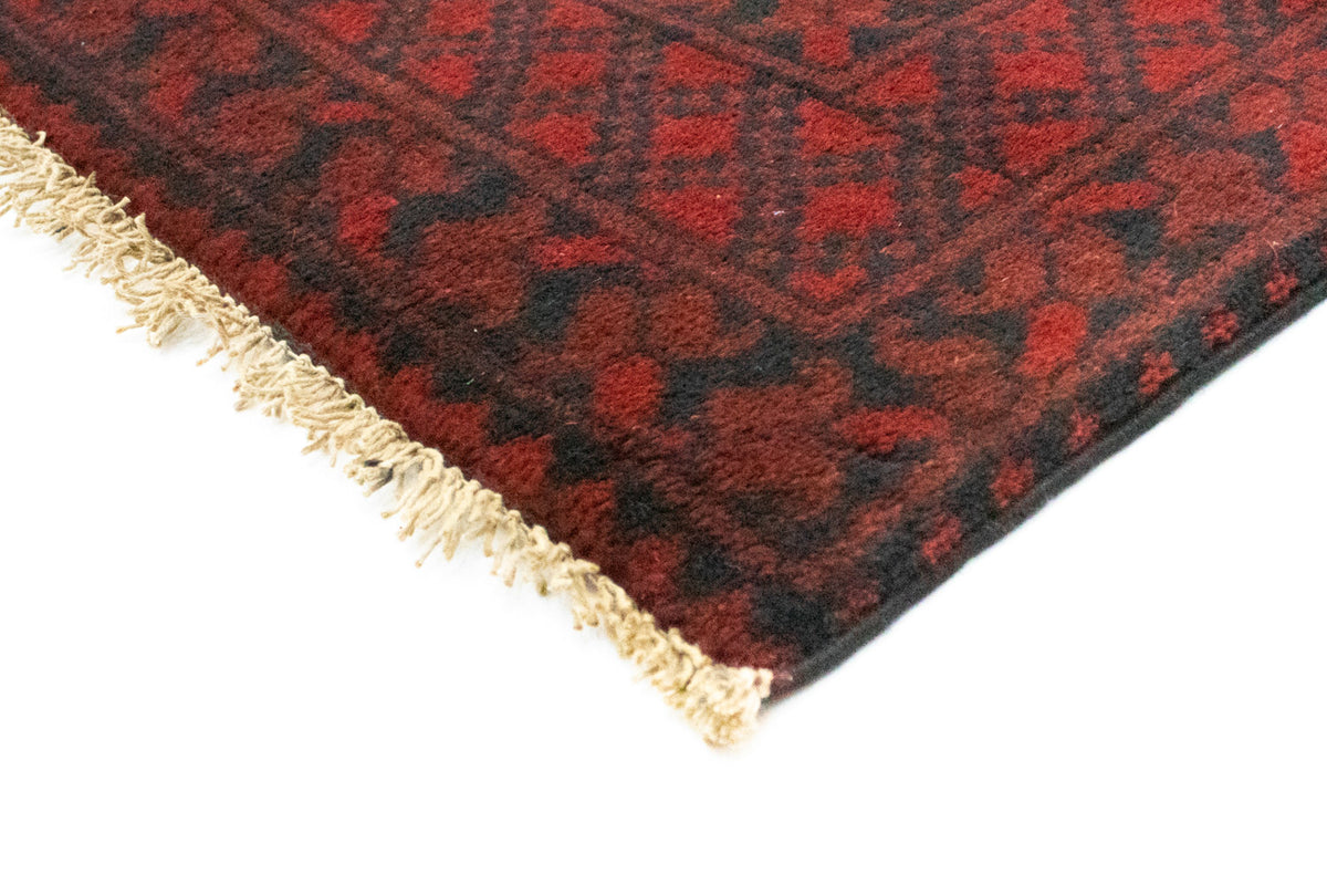 Alfombra afgana - Filpa - 194 x 151 cm - rojo
