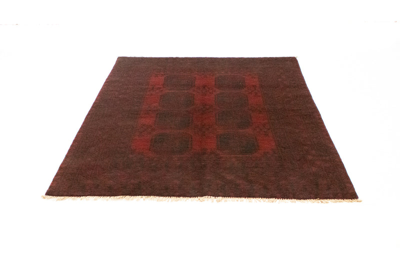 Alfombra afgana - Filpa - 193 x 147 cm - rojo