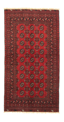 Alfombra afgana - Filpa - 192 x 101 cm - rojo
