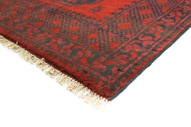 Alfombra afgana - Filpa - 192 x 101 cm - rojo
