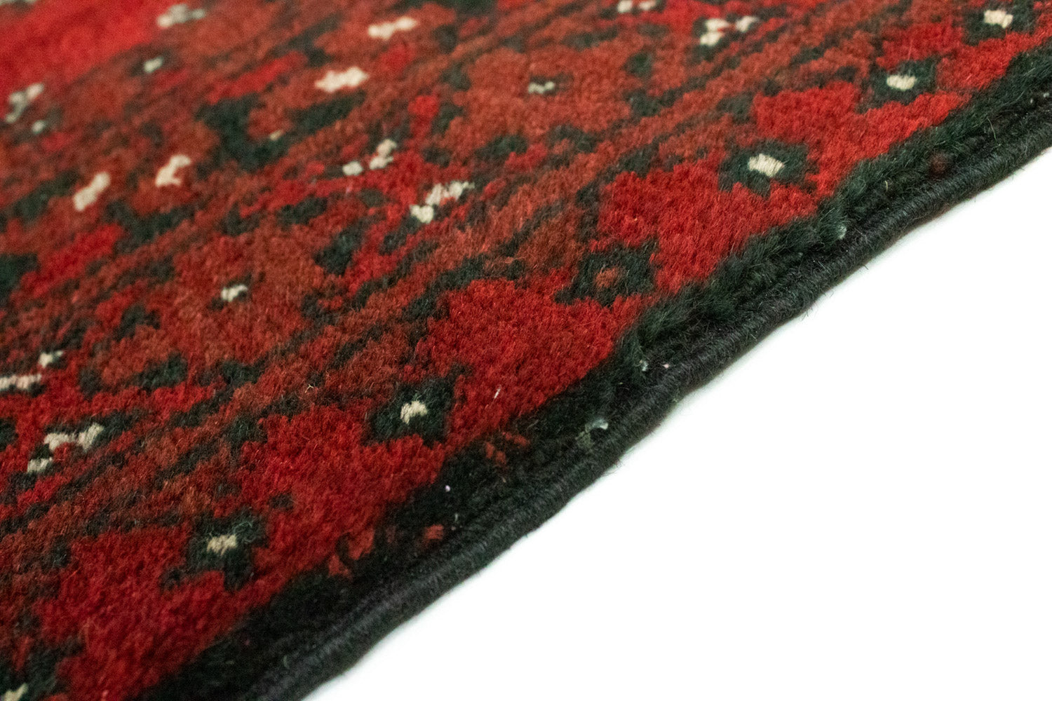 Alfombra afgana - Filpa - 192 x 101 cm - rojo
