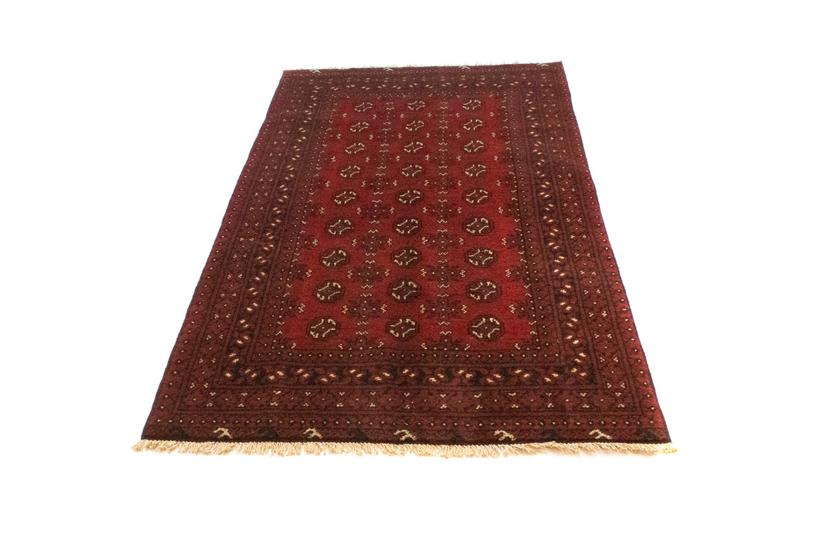 Alfombra afgana - Filpa - 192 x 101 cm - rojo