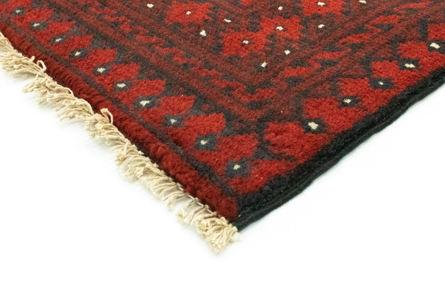 Alfombra afgana - Filpa - 191 x 100 cm - rojo
