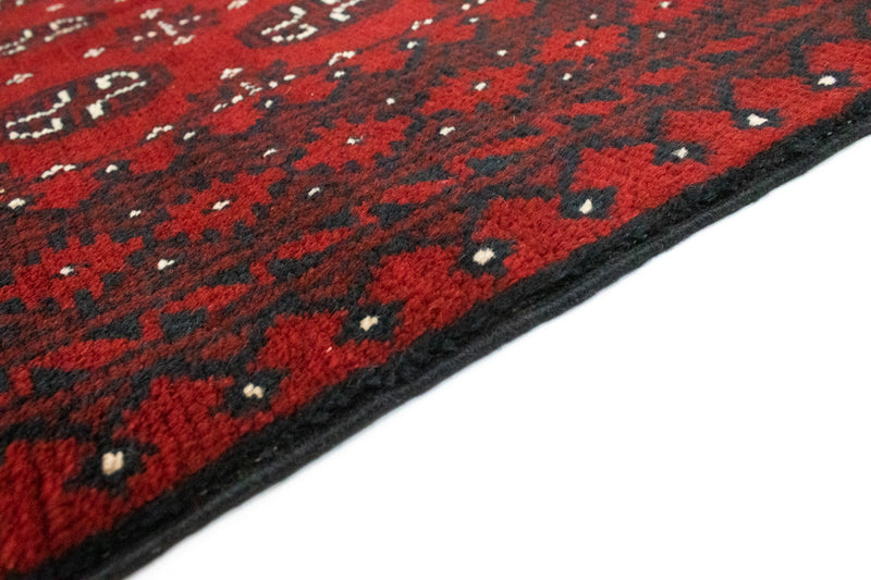Alfombra afgana - Filpa - 191 x 100 cm - rojo