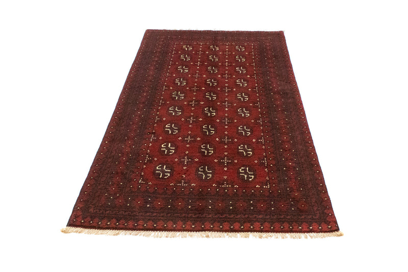 Alfombra afgana - Filpa - 191 x 100 cm - rojo