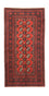 Alfombra de pasillo Alfombra afgana - Filpa - 200 x 100 cm - rojo