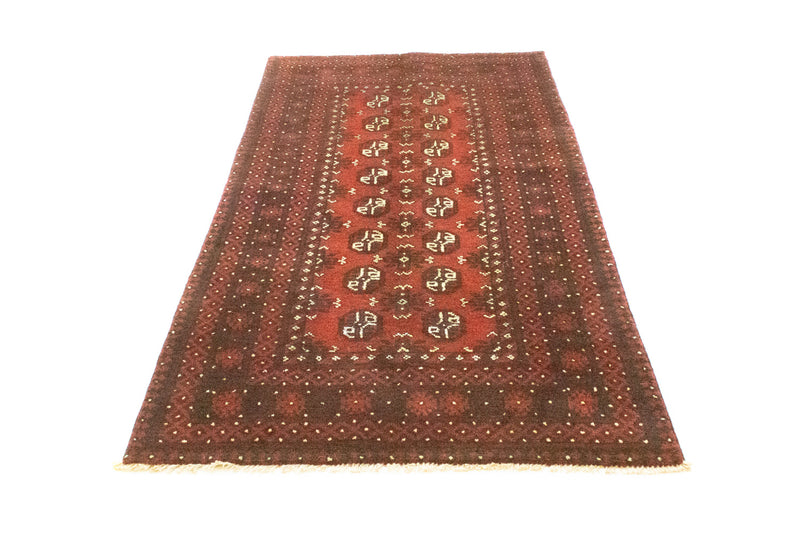Alfombra de pasillo Alfombra afgana - Filpa - 200 x 100 cm - rojo