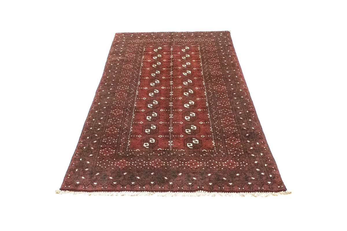 Alfombra afgana - Filpa - 195 x 96 cm - rojo
