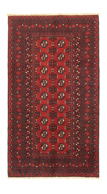 Alfombra afgana - Filpa - 190 x 104 cm - rojo