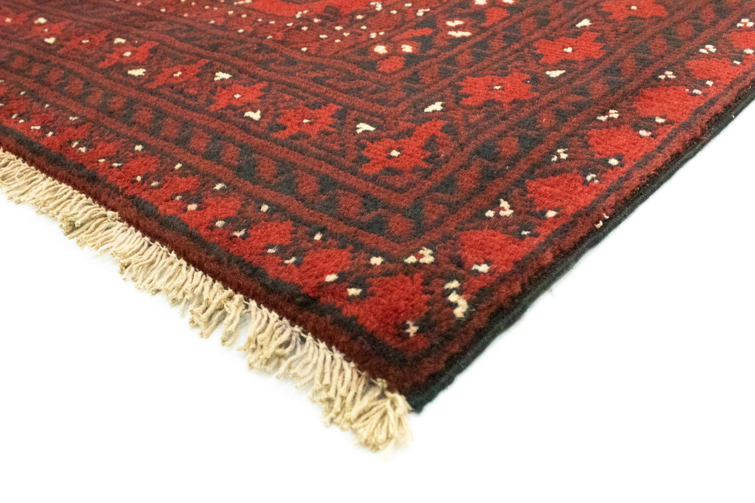 Alfombra afgana - Filpa - 190 x 104 cm - rojo