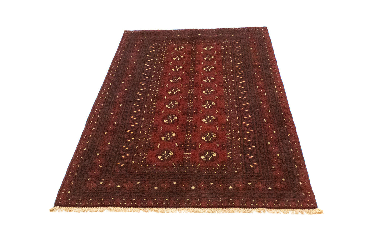 Alfombra afgana - Filpa - 190 x 104 cm - rojo