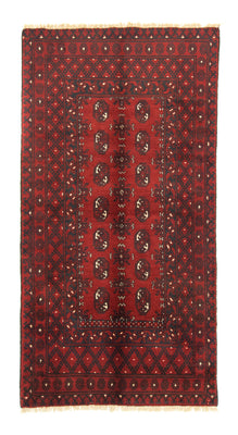 Alfombra afgana - Filpa - 195 x 100 cm - rojo