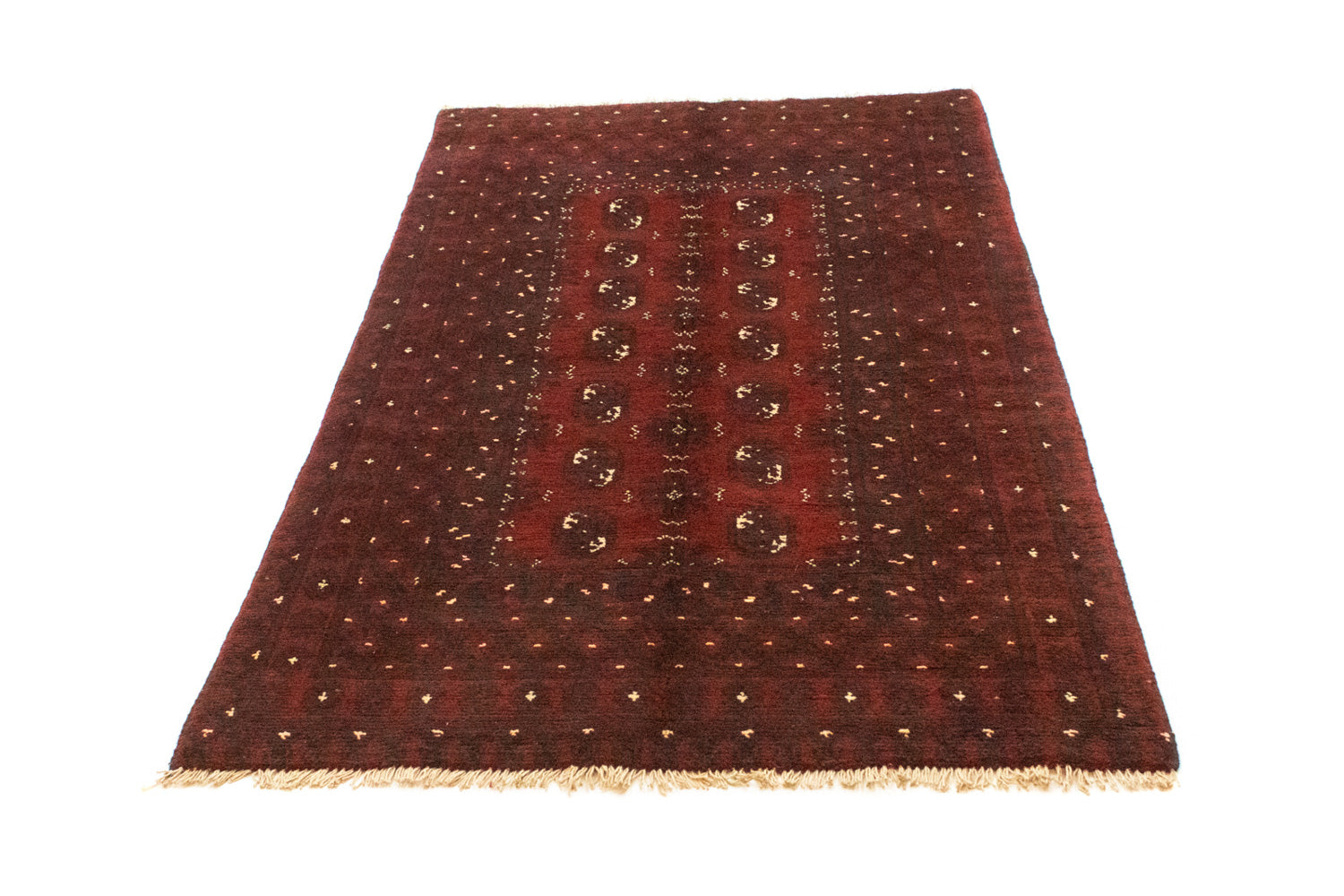Alfombra afgana - Filpa - 195 x 100 cm - rojo