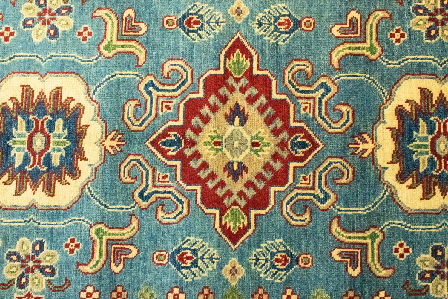 Alfombra Ziegler - Kazak - 183 x 117 cm - azul marino