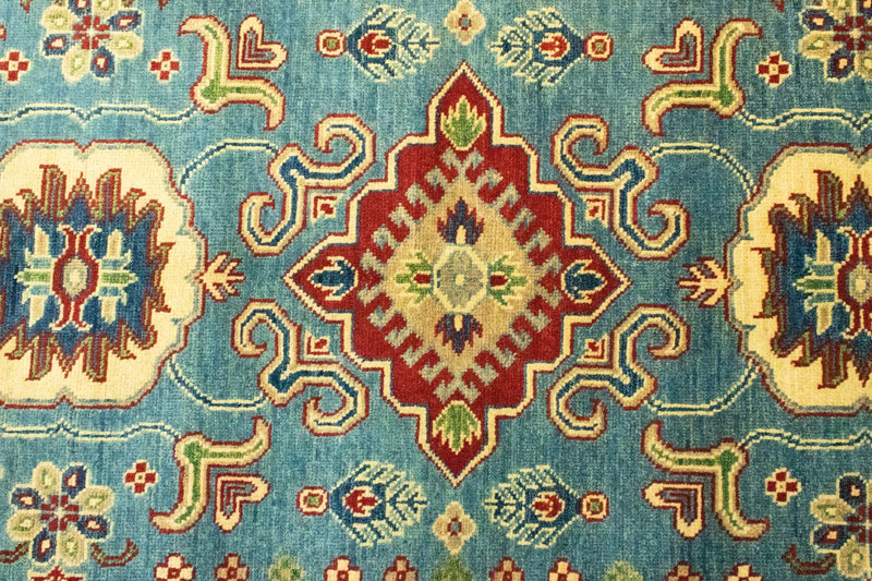 Alfombra Ziegler - Kazak - 183 x 117 cm - azul marino