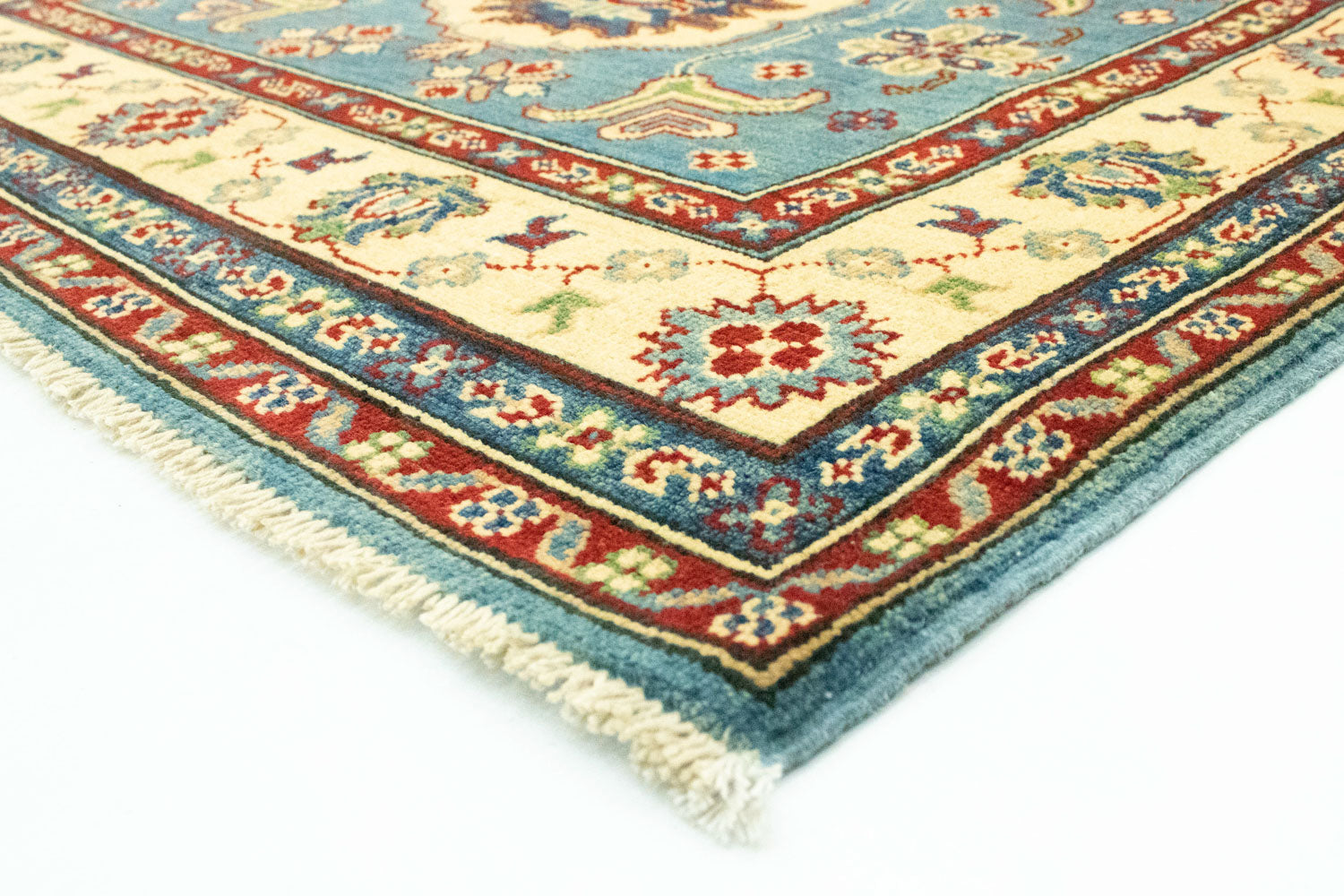 Alfombra Ziegler - Kazak - 183 x 117 cm - azul marino
