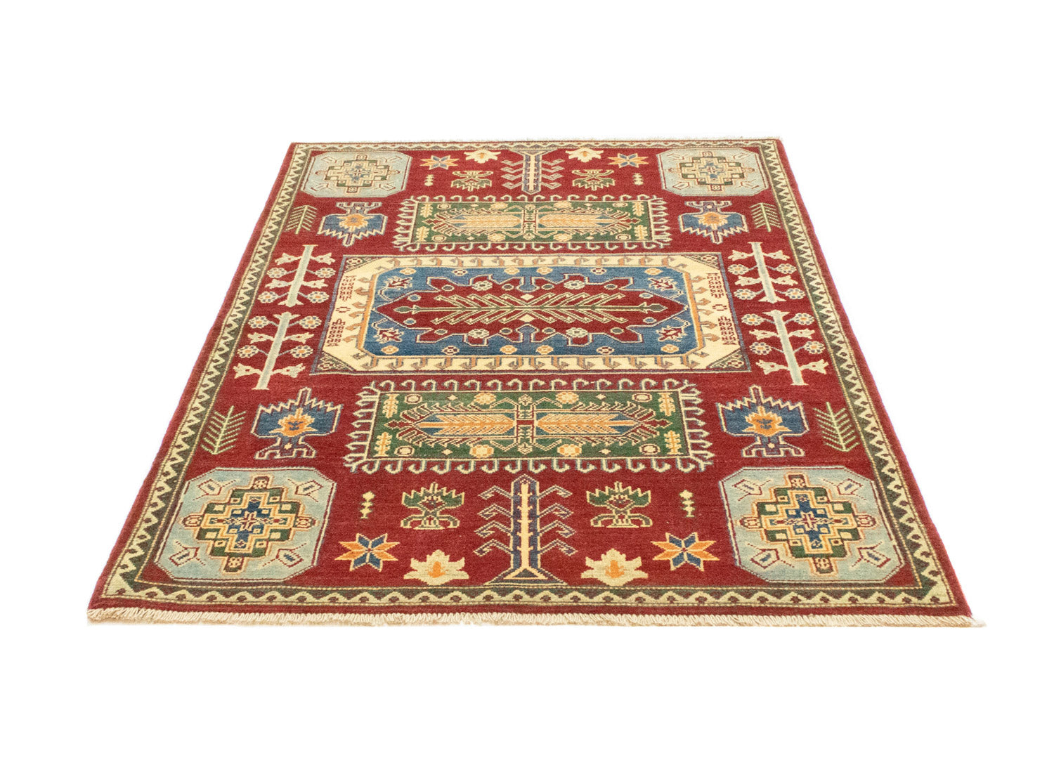 Alfombra Ziegler - Kazak - 182 x 119 cm - rojo
