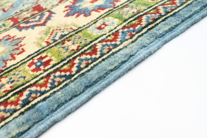 Alfombra Ziegler - Kazak - 183 x 118 cm - azul claro