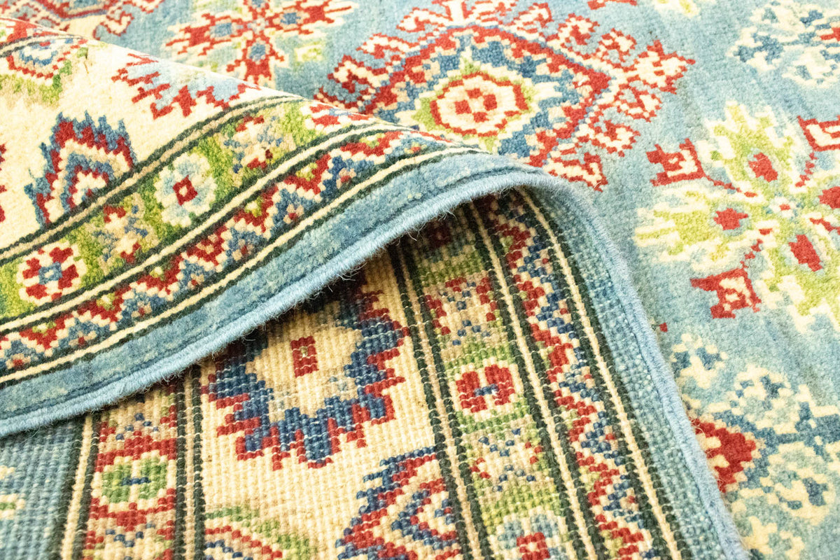 Alfombra Ziegler - Kazak - 183 x 118 cm - azul claro