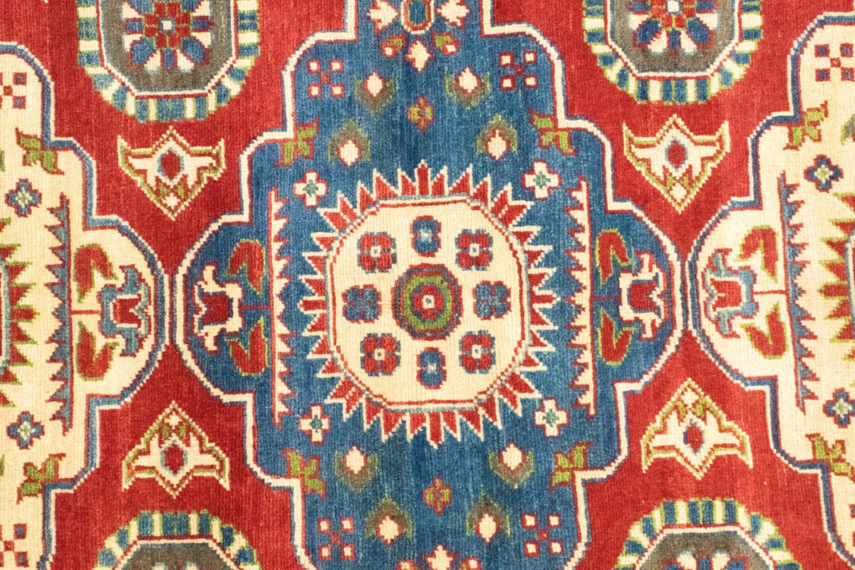 Alfombra Ziegler - Kazak - 198 x 157 cm - rojo oscuro