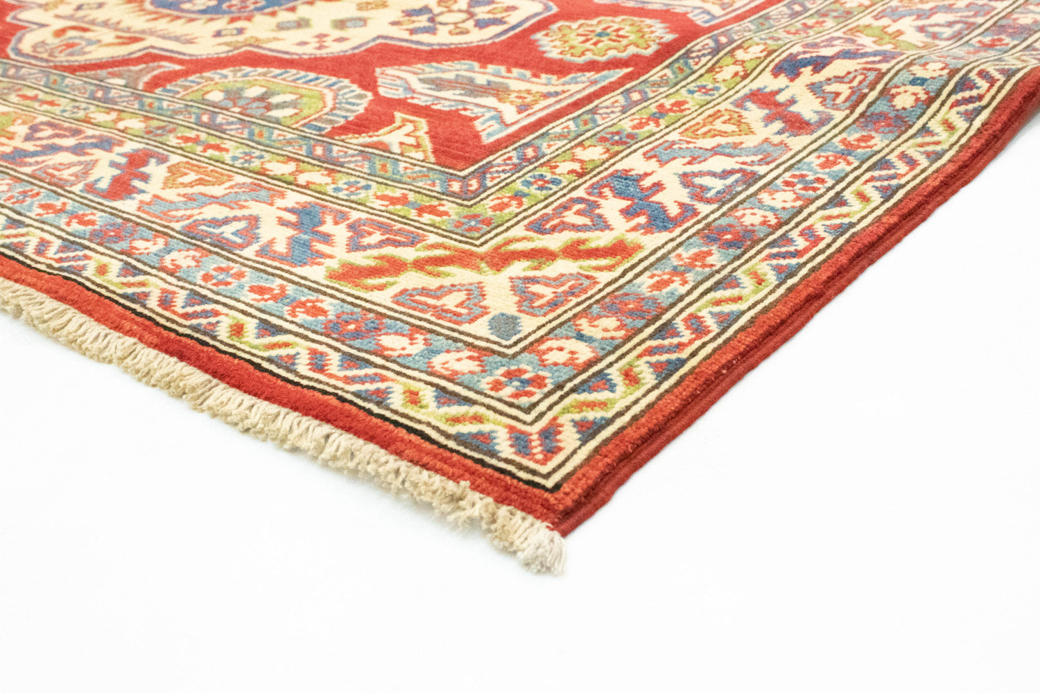 Alfombra Ziegler - Kazak - 198 x 157 cm - rojo oscuro