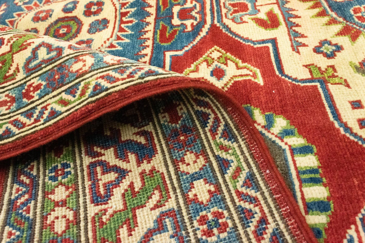 Alfombra Ziegler - Kazak - 198 x 157 cm - rojo oscuro