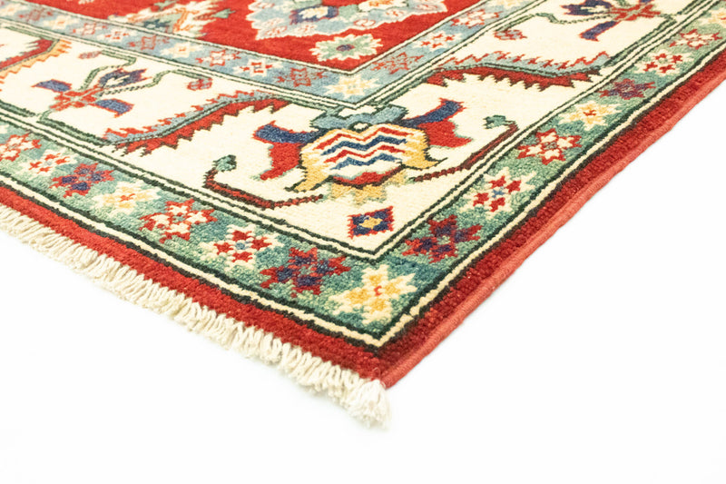 Alfombra Ziegler - Kazak - 199 x 146 cm - rojo oscuro