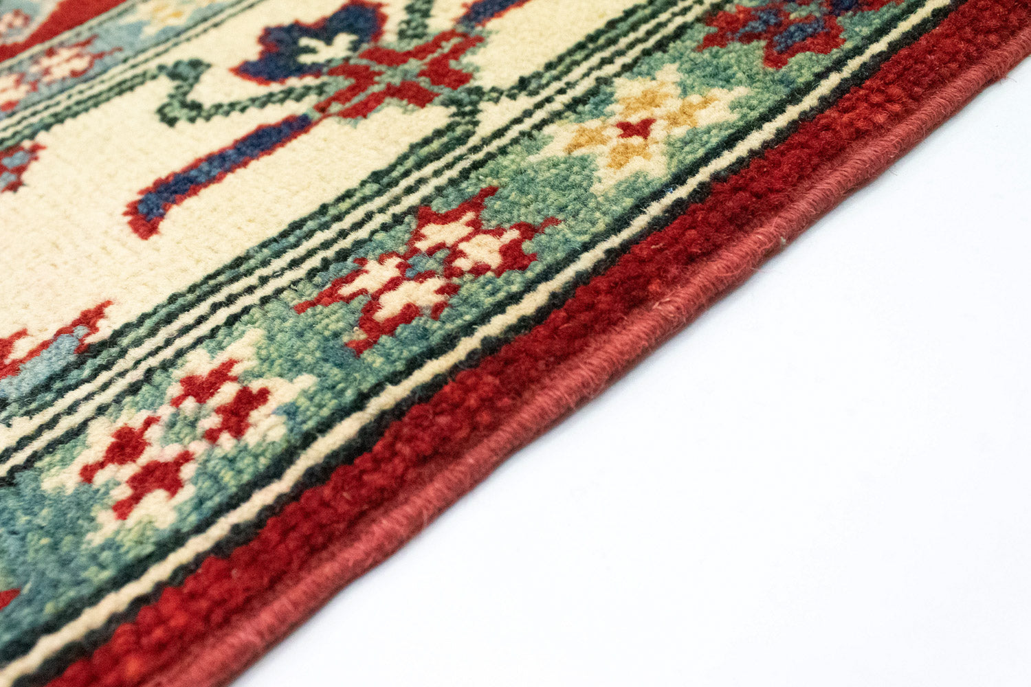 Alfombra Ziegler - Kazak - 199 x 146 cm - rojo oscuro
