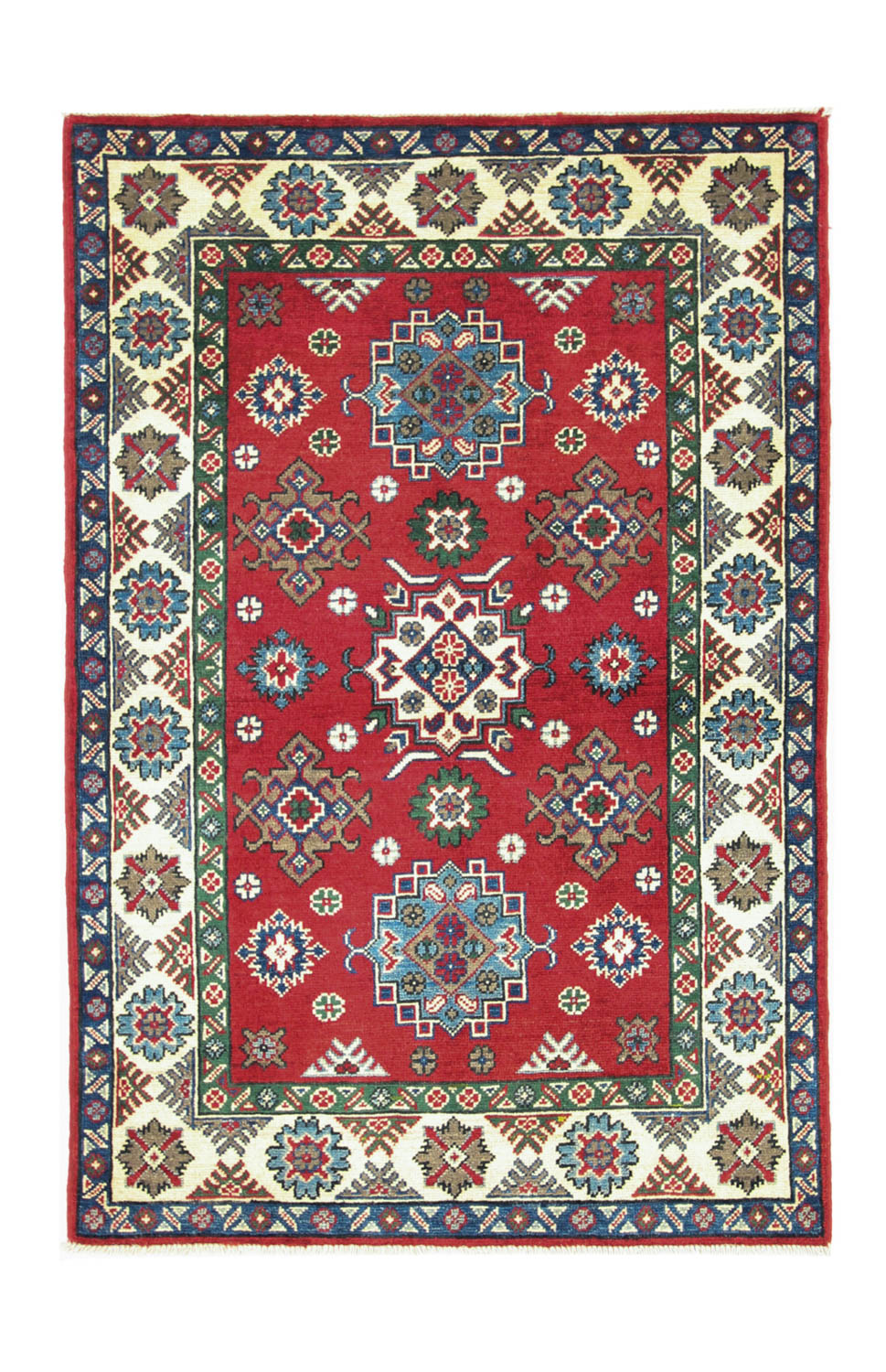 Alfombra Ziegler - Kazak - 144 x 97 cm - rojo