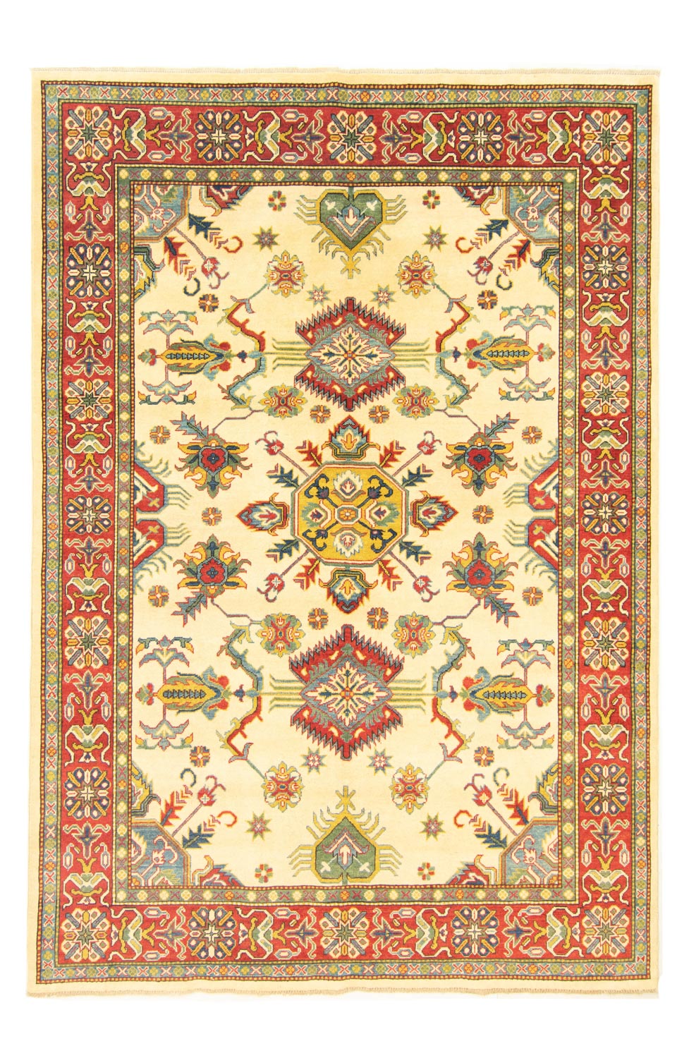 Alfombra Ziegler - Kazak - 291 x 198 cm - amarillo