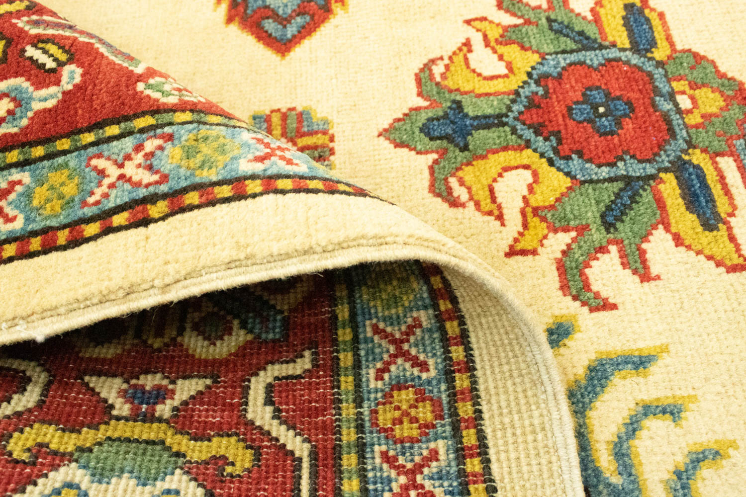 Alfombra Ziegler - Kazak - 291 x 198 cm - amarillo