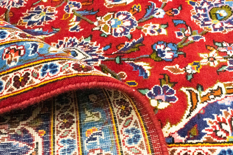 Alfombra persa - Keshan - 362 x 251 cm - rojo oscuro