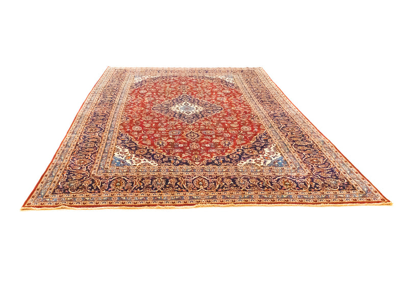 Alfombra persa - Keshan - 362 x 251 cm - rojo oscuro
