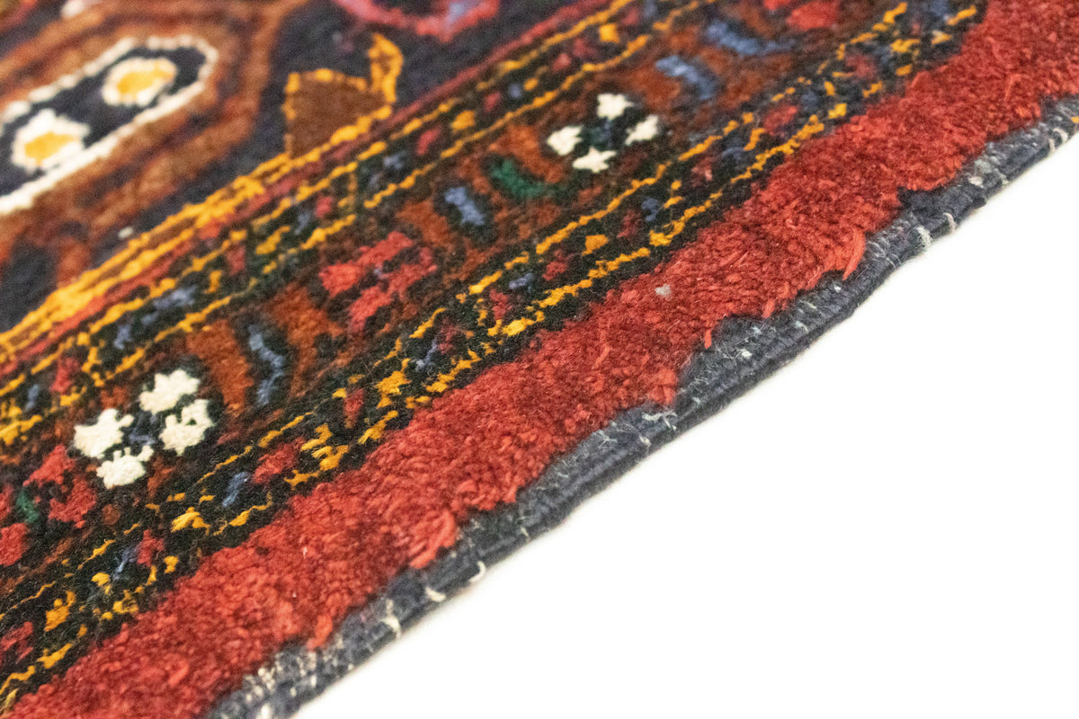 Alfombra de pasillo Alfombra persa - Clásica - 303 x 79 cm - marrón oscuro