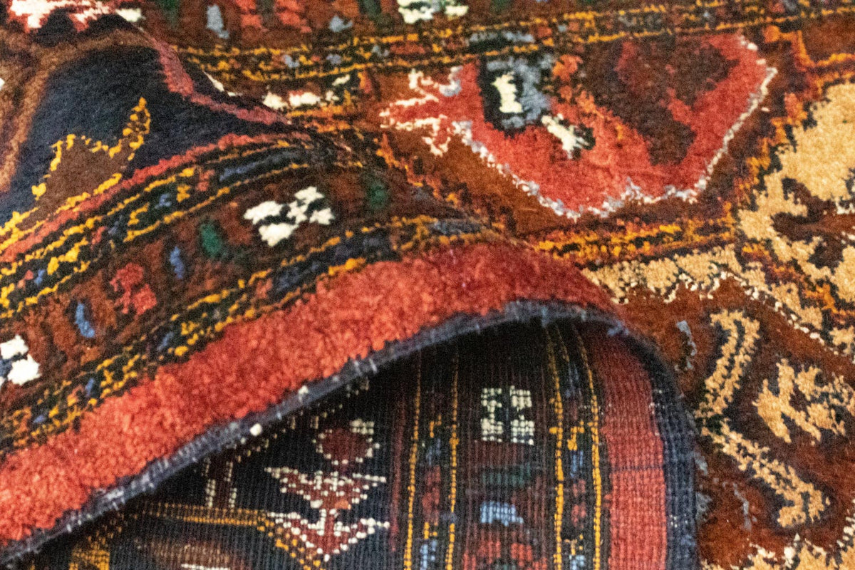 Alfombra de pasillo Alfombra persa - Clásica - 303 x 79 cm - marrón oscuro