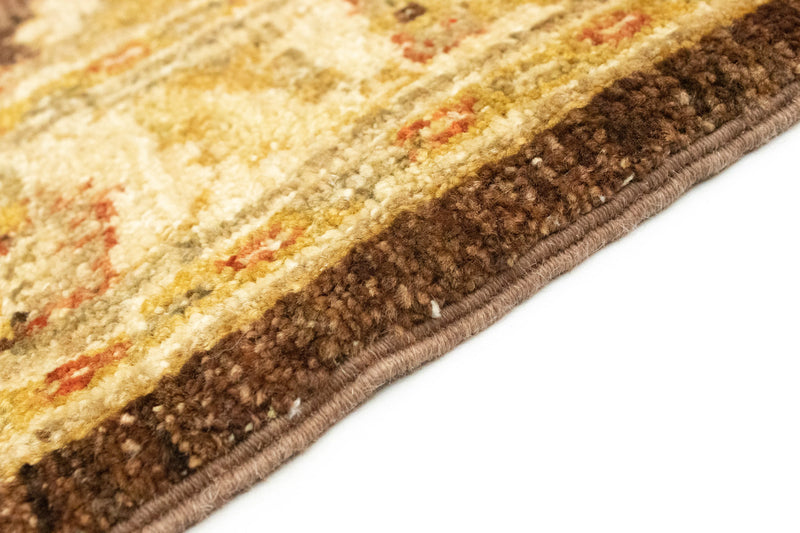 Alfombra de pasillo Alfombra Ziegler - 385 x 90 cm - marrón oscuro