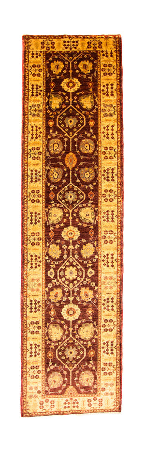 Alfombra de pasillo Alfombra Ziegler - 347 x 81 cm - marrón oscuro
