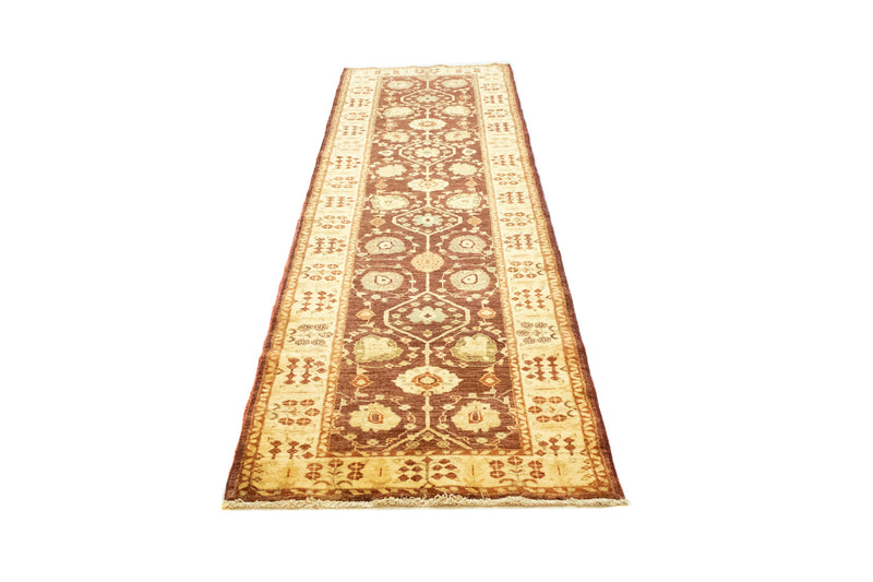 Alfombra de pasillo Alfombra Ziegler - 347 x 81 cm - marrón oscuro