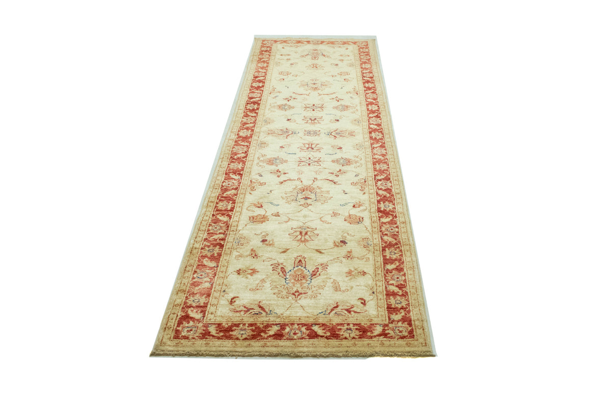 Alfombra de pasillo Alfombra Ziegler - 299 x 80 cm - beige claro
