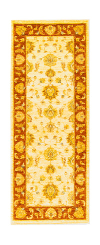 Alfombra de pasillo Alfombra Ziegler - 203 x 81 cm - beige claro