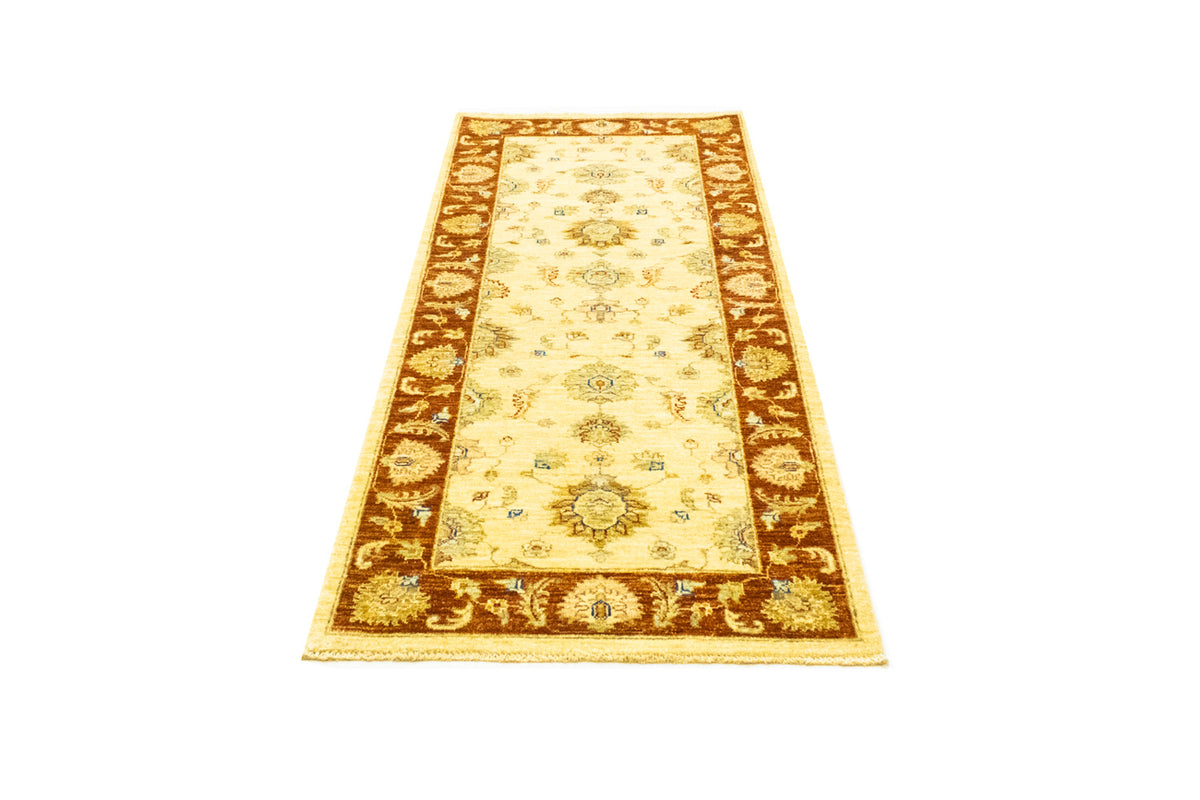 Alfombra de pasillo Alfombra Ziegler - 203 x 81 cm - beige claro